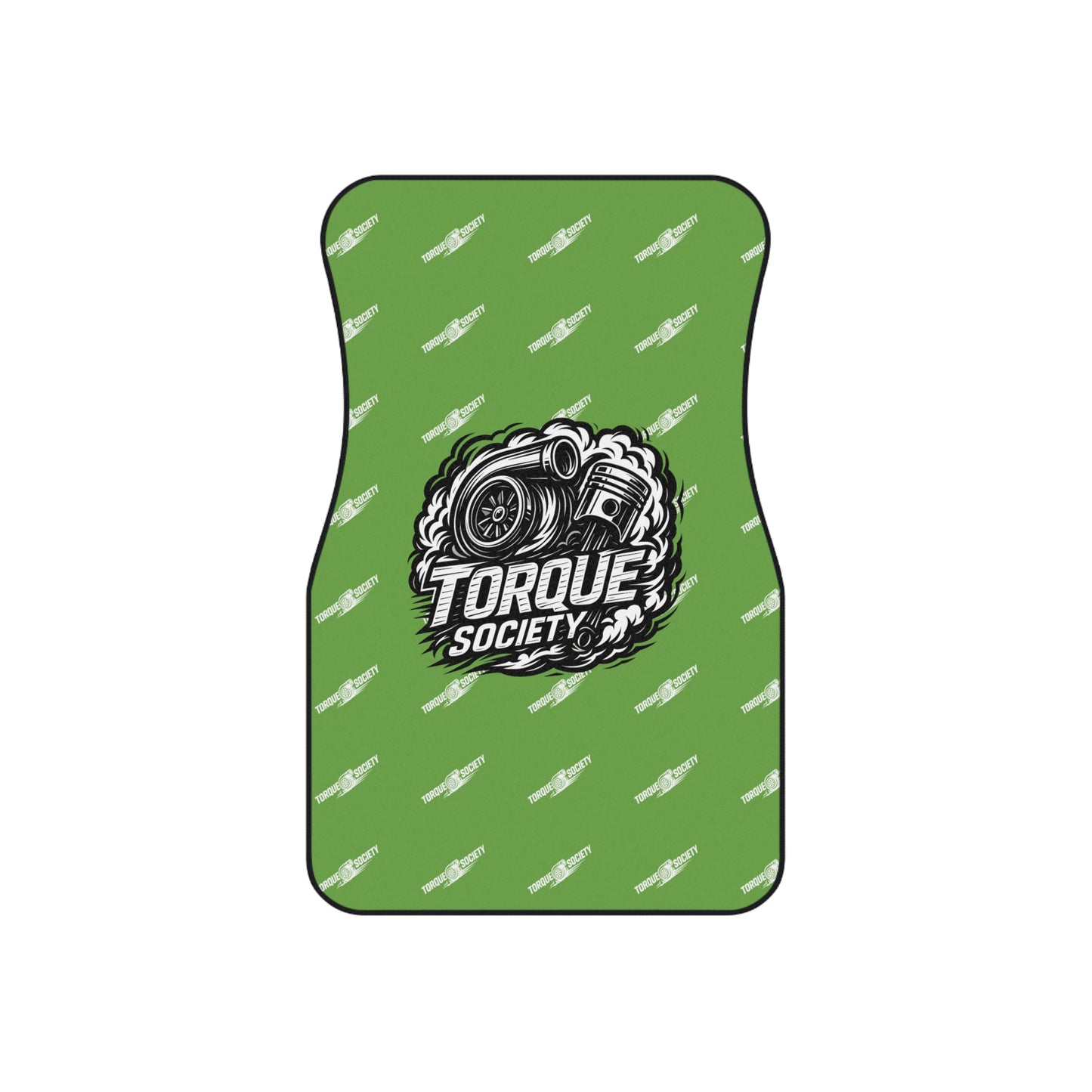 Green HORSEPOWER Floor Mats Set